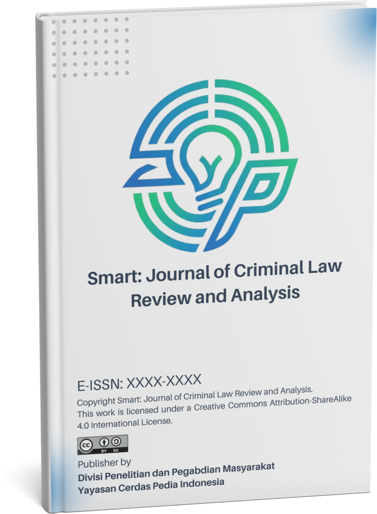 Smart: Journal of Criminal Law Review and Analysis